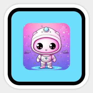 Pink Space Cutie Sticker